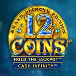 Official Slots logo: 12 Coins Grand Diamond Edition by Wazdan at Great Slots Casino