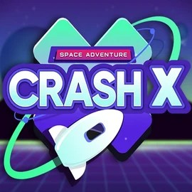 Logo of Crash X from Turbo Games at Great Slots Casino