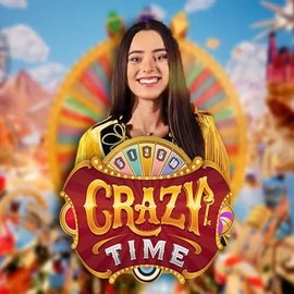 Crazy Time casino game by Evolution – featured logo at Great Slots Casino
