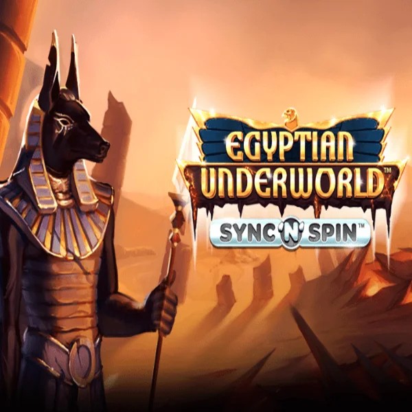 Egyptian Underworld slot logo by Greentube at Great Slots Casino