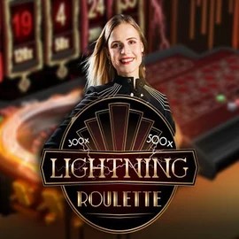 Lightning Roulette game by Evolution – logo hosted on Great Slots Casino