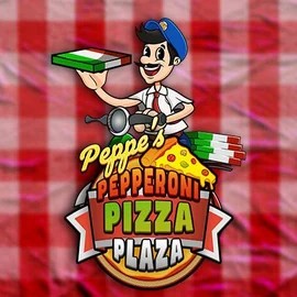 Peppe’s Pepperoni Pizza Plaza logo by Pragmatic Play at Great Slots Casino